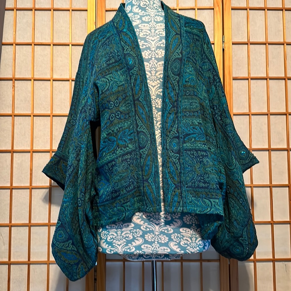 Chicos boho short kimono top
